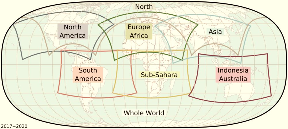 CO data selection map