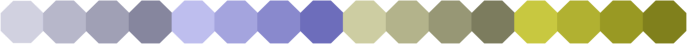 Banded scheme with 16 colours in green-blind vision