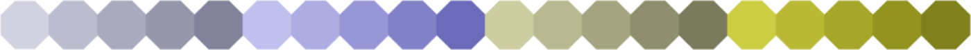 Banded scheme with 20 colours in green-blind vision